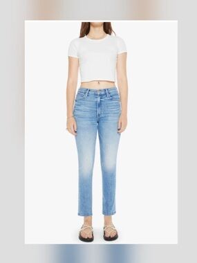 MOTHER High Waisted Rascal Flood Jeans